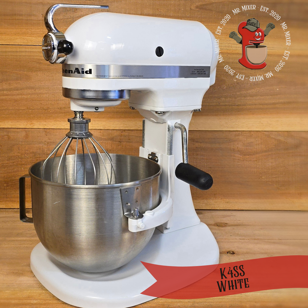 Mr. Mixer Upgraded KitchenAid Heavy Duty (K5SSWW) 5 Quart